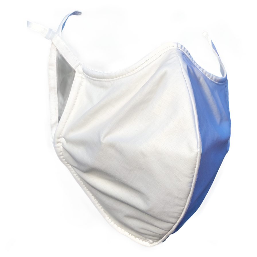 White Fabric Mask Png 13