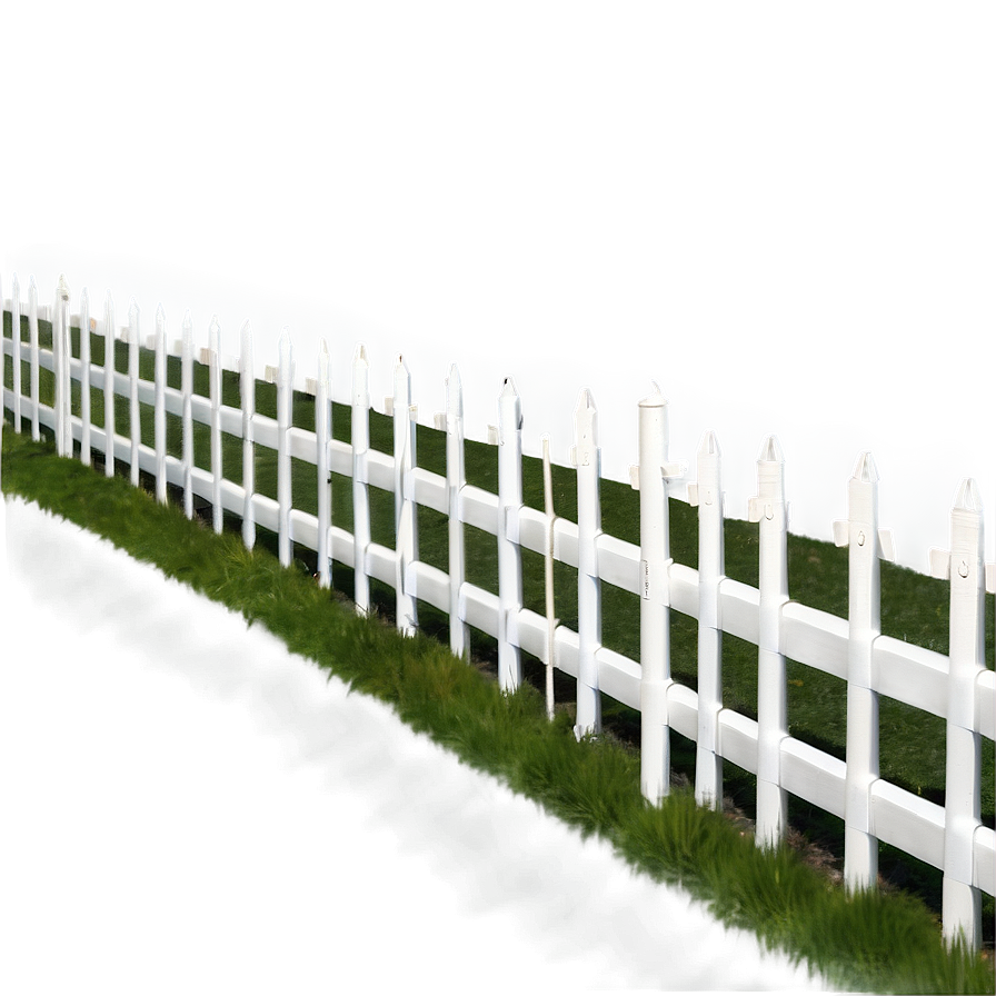 White Fence For Front Yard Png Adv65