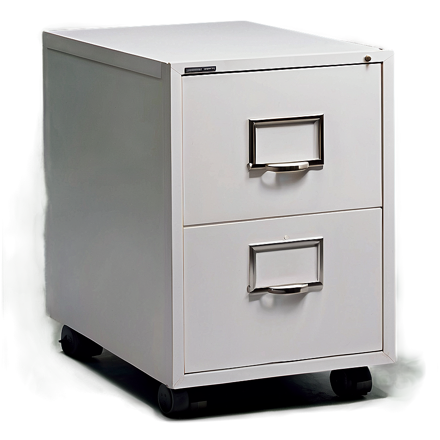 White Filing Cabinet Png 06272024