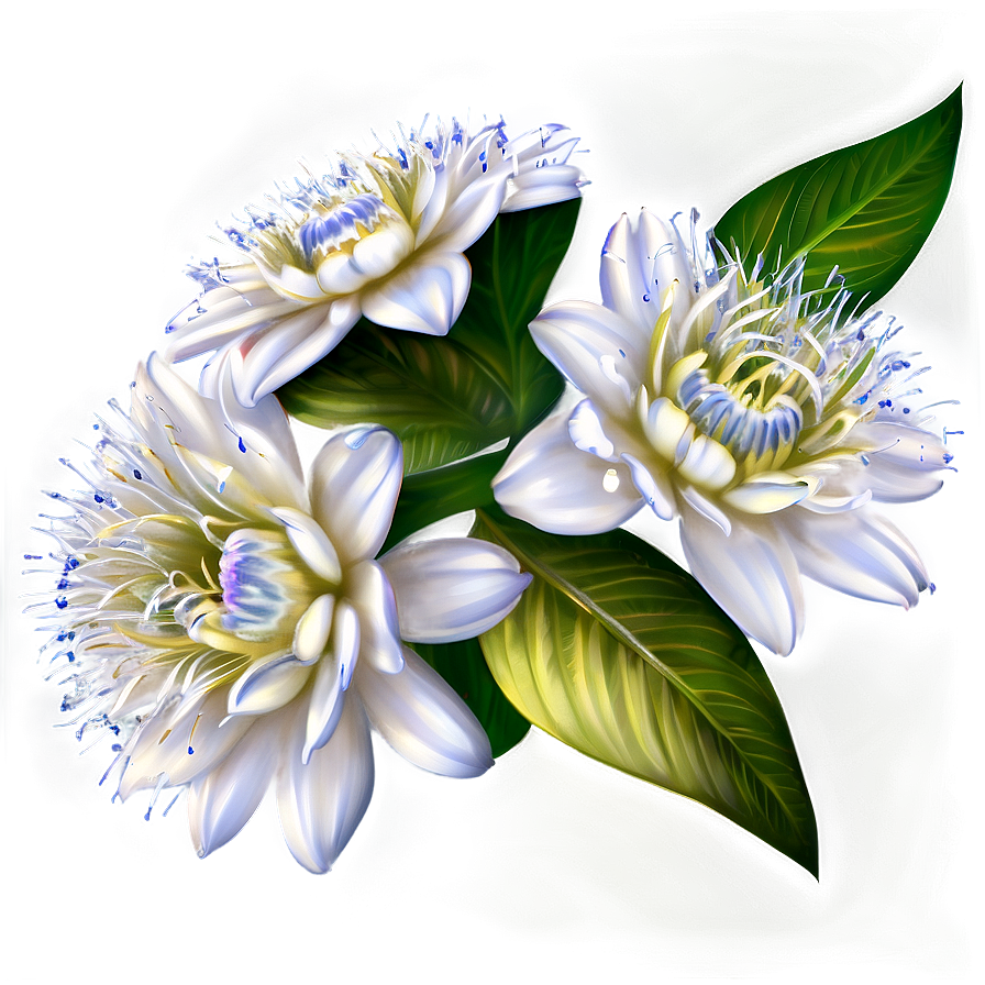 White Flower Cluster Png 05242024