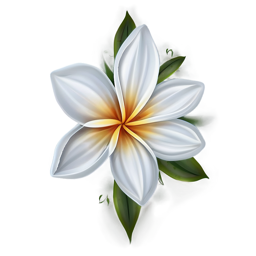 White Flower Design Png Wma98