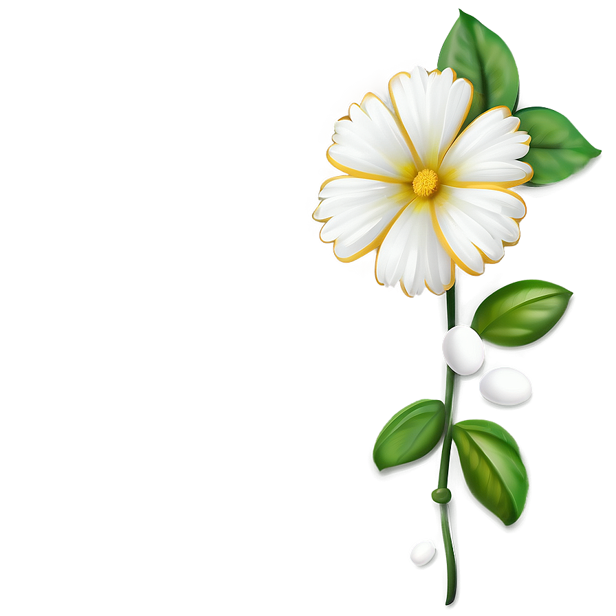 White Flower Detail Png Hcg36