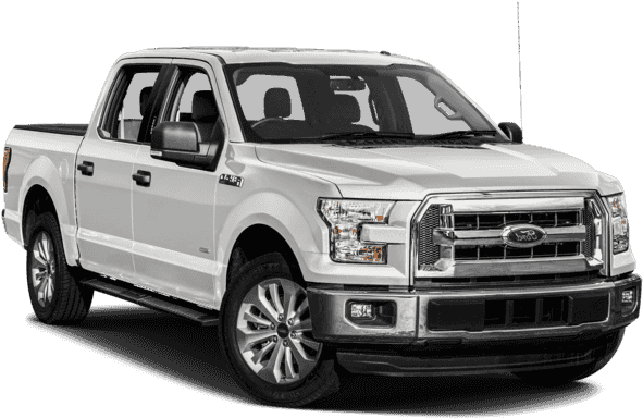 White Ford F150 Pickup Truck