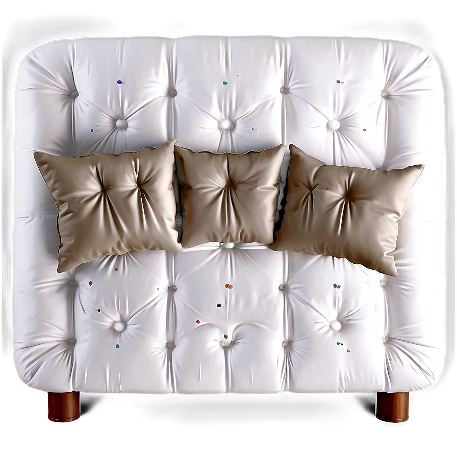 White Futon Bed Png 06132024