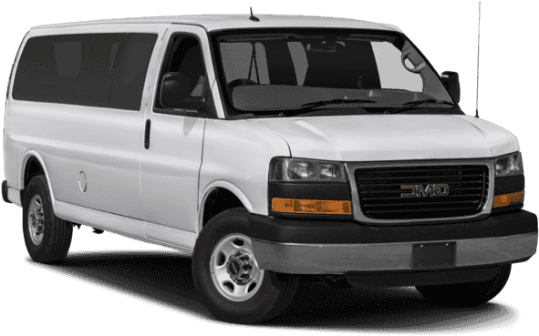 White G M C Passenger Van