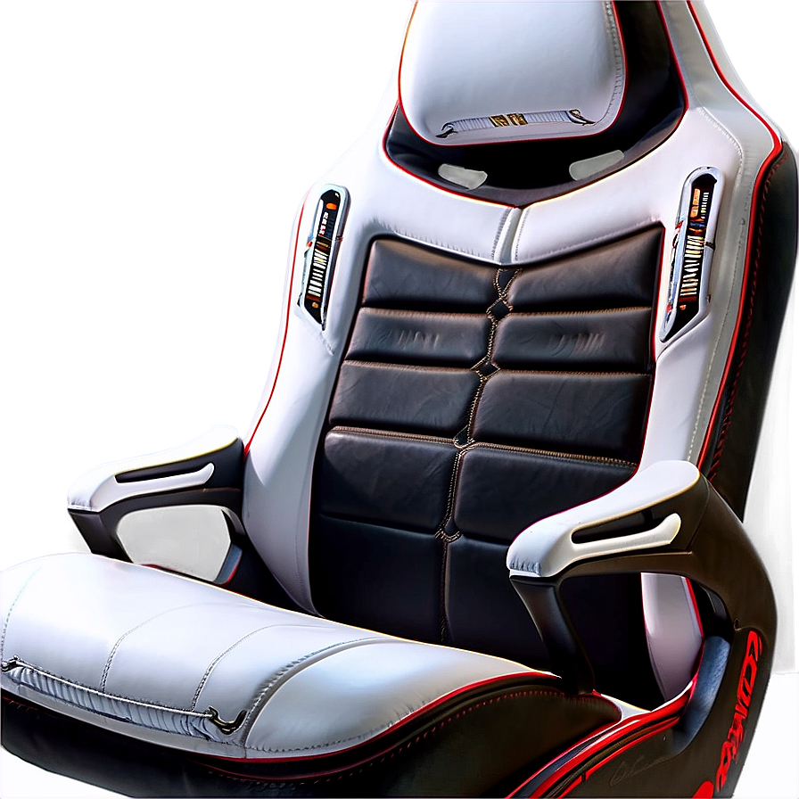 White Gamer Chair Png 50