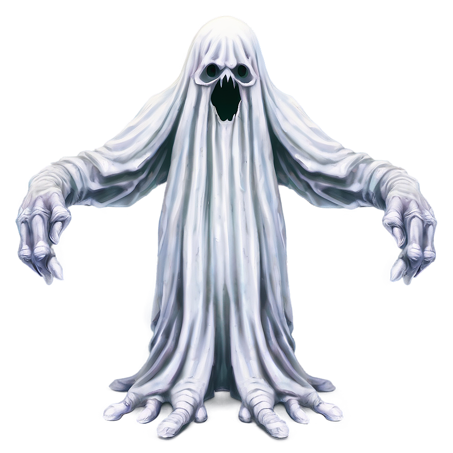 White Ghostly Monster Specter Png Gxu73