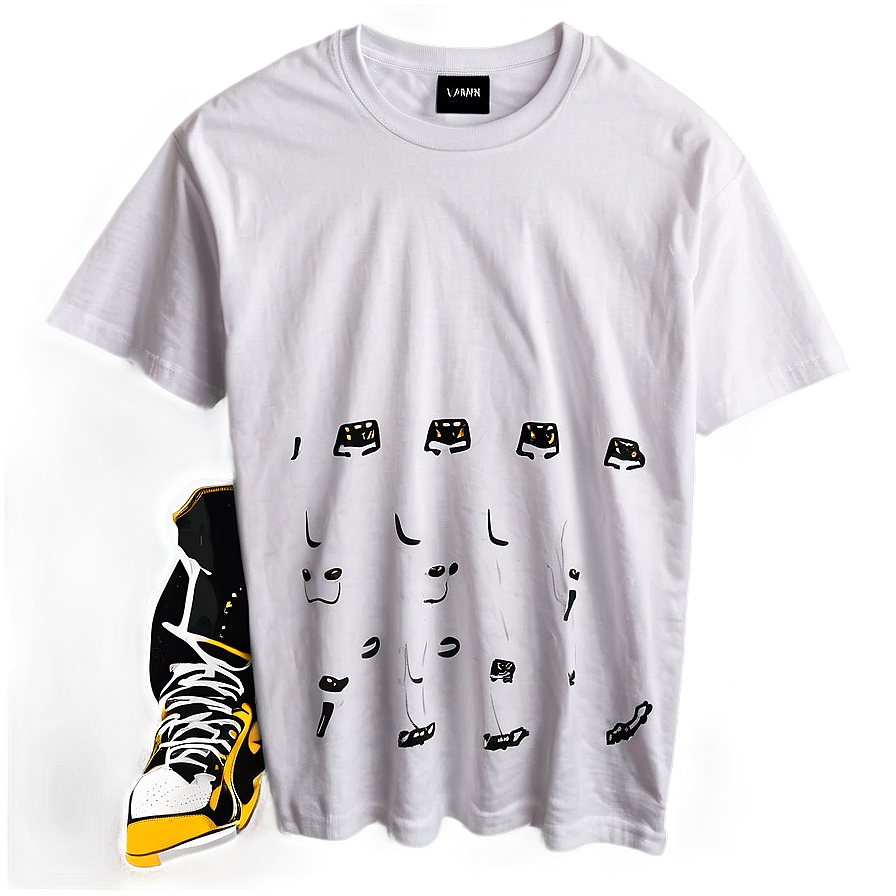 White Graphic Tee Png 05252024