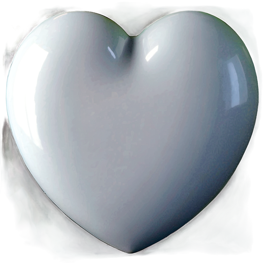 White Heart Clipart Png Geb