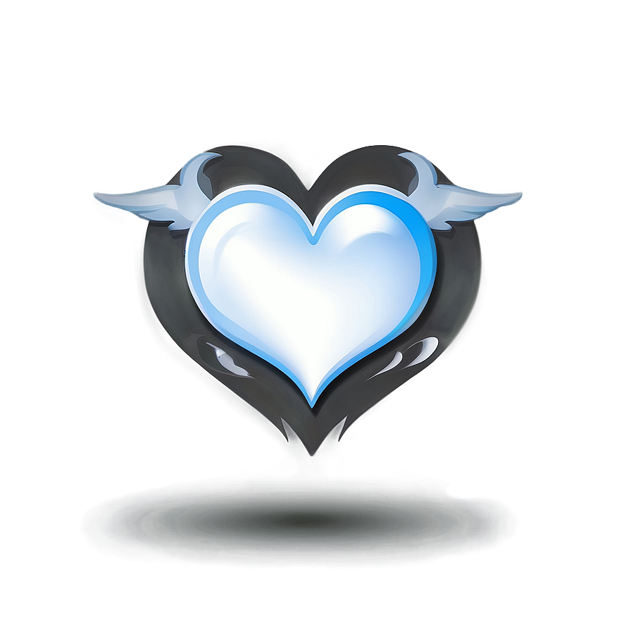 White Heart Icon Png Nab