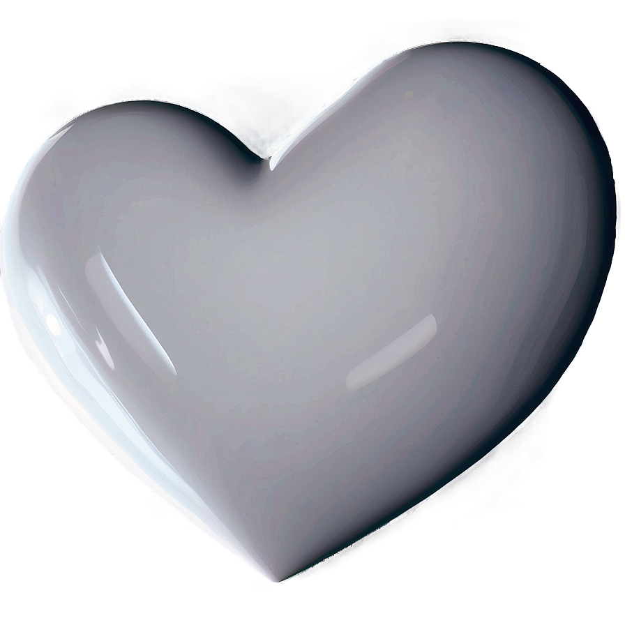 White Heart Vector Png Ite