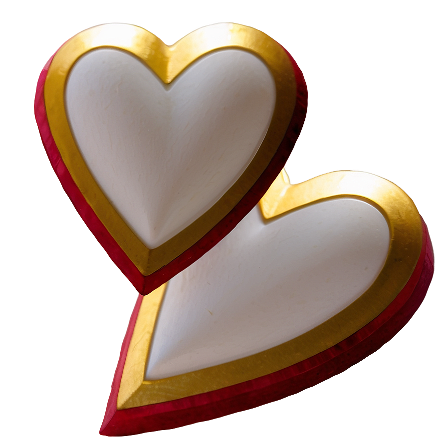 White Hearts For Anniversary Png Plv