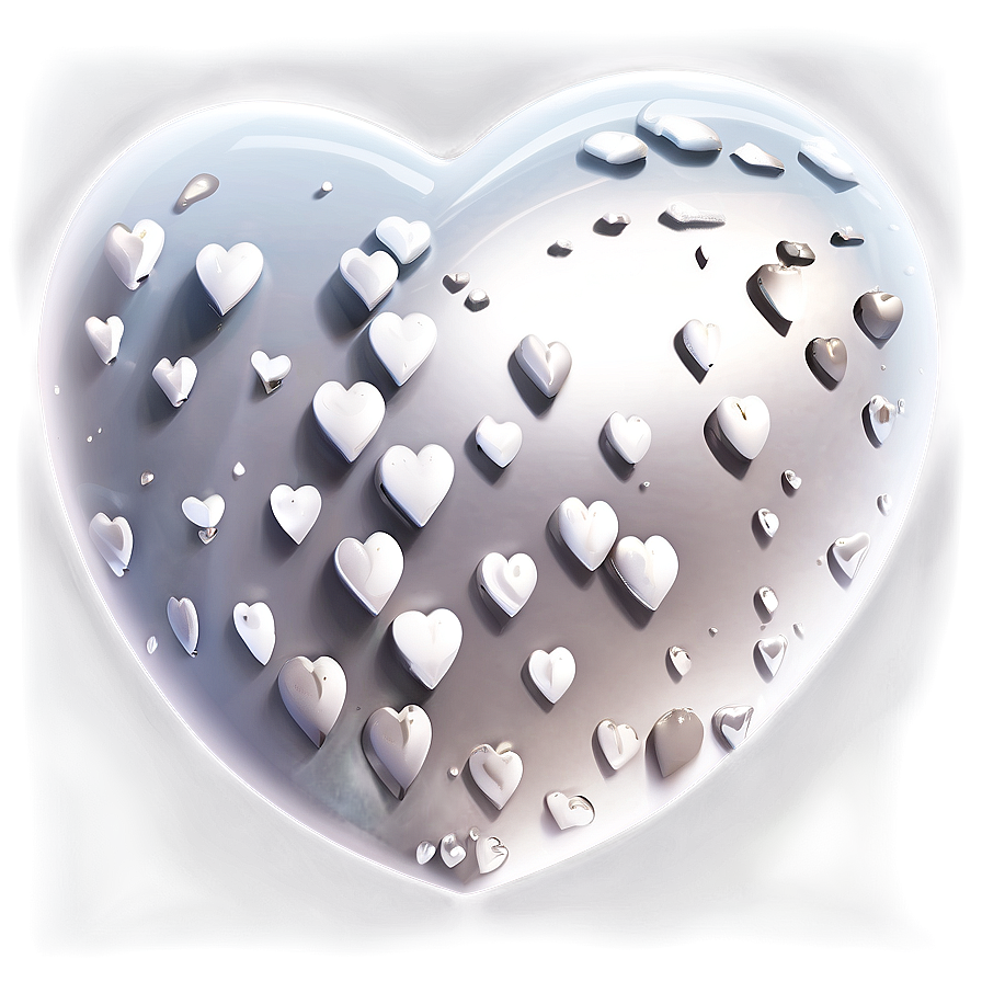 White Hearts Icon Png Rtj