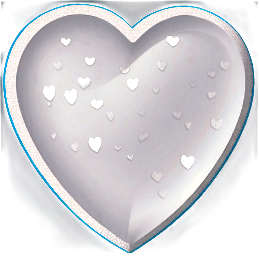 White Hearts Vector Png Yhr17