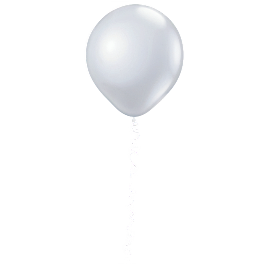 White Helium Balloons Png 47