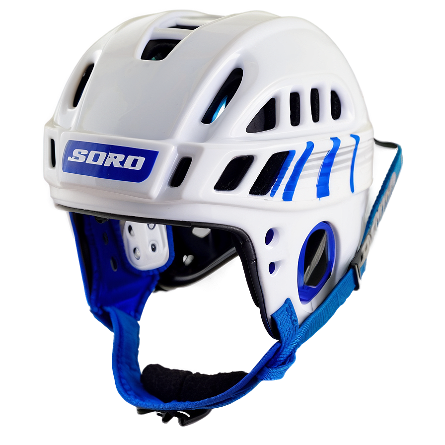 White Hockey Helmet Png Jcl68