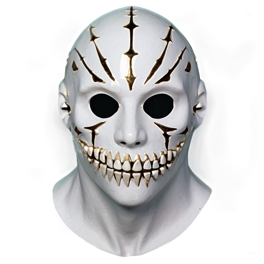 White Horror Mask Png Ffn