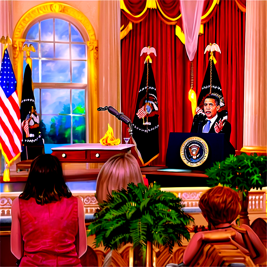 White House East Room Event Png 71