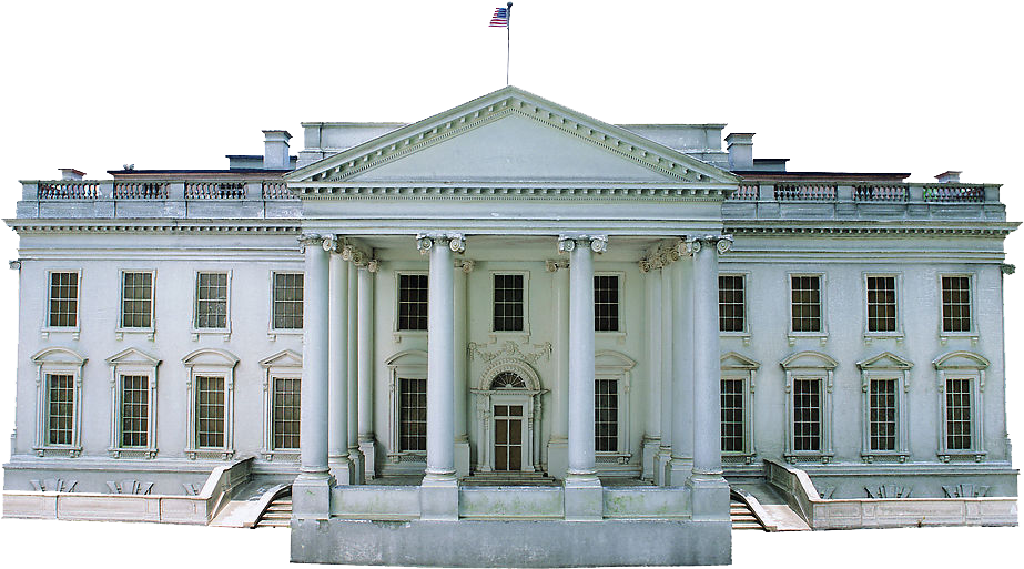 White House Exterior Classic Architecture