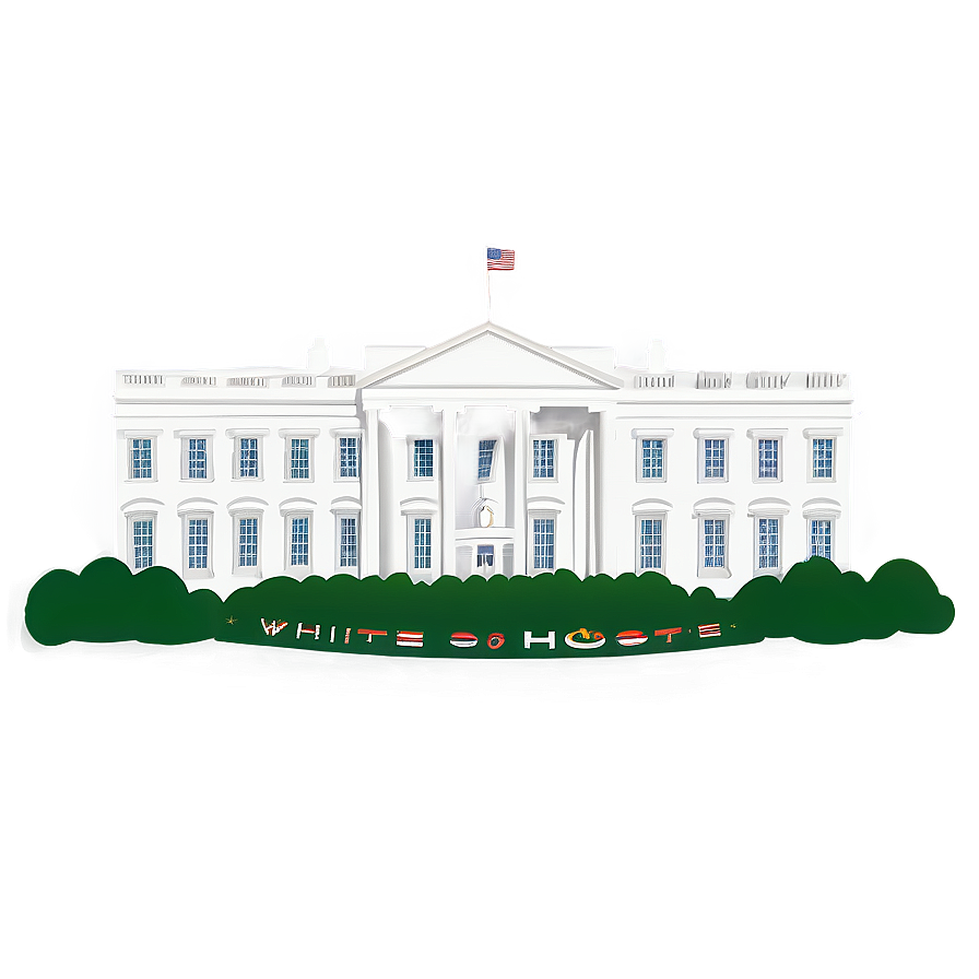 White House Exterior View Png Nbk17