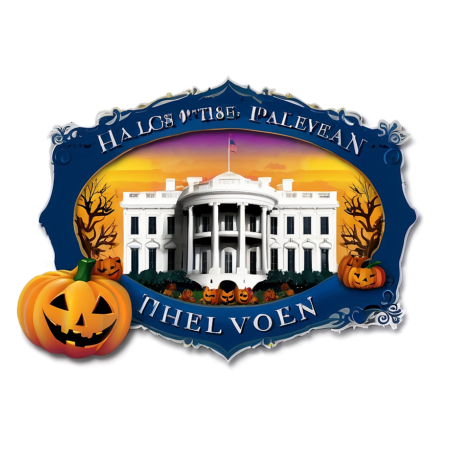 White House Halloween Celebration Png Sbp75