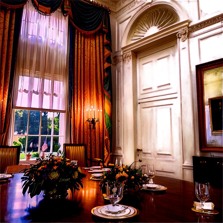 White House State Dining Room Png 06252024