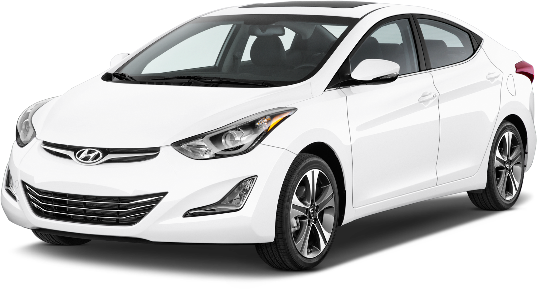 White Hyundai Elantra Sedan