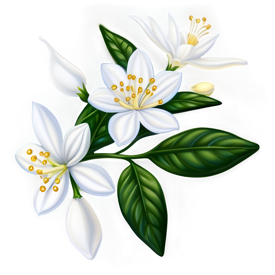 White Jasmine Flower Png 30