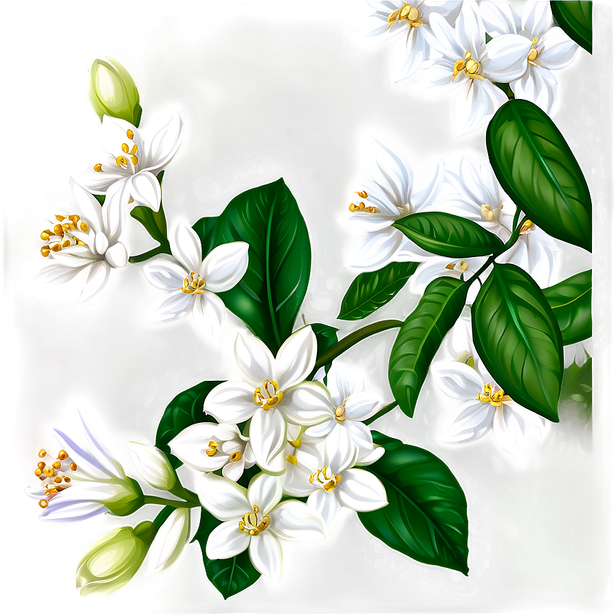 White Jasmine Flowers Png 44