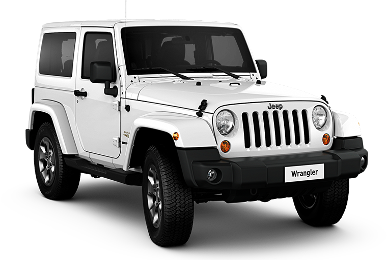 White Jeep Wrangler S U V