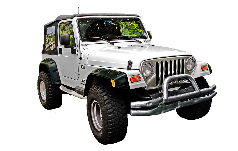 White Jeep Wrangler X Offroad