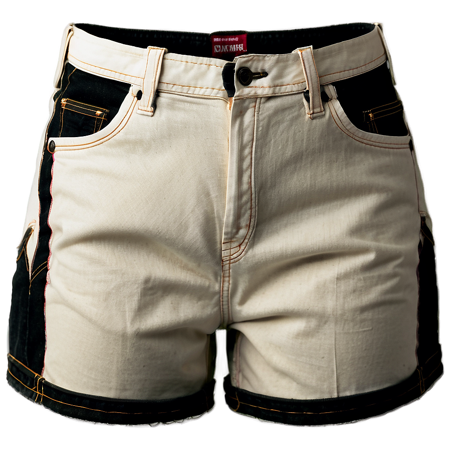 White Jorts Fashion Png Qeq