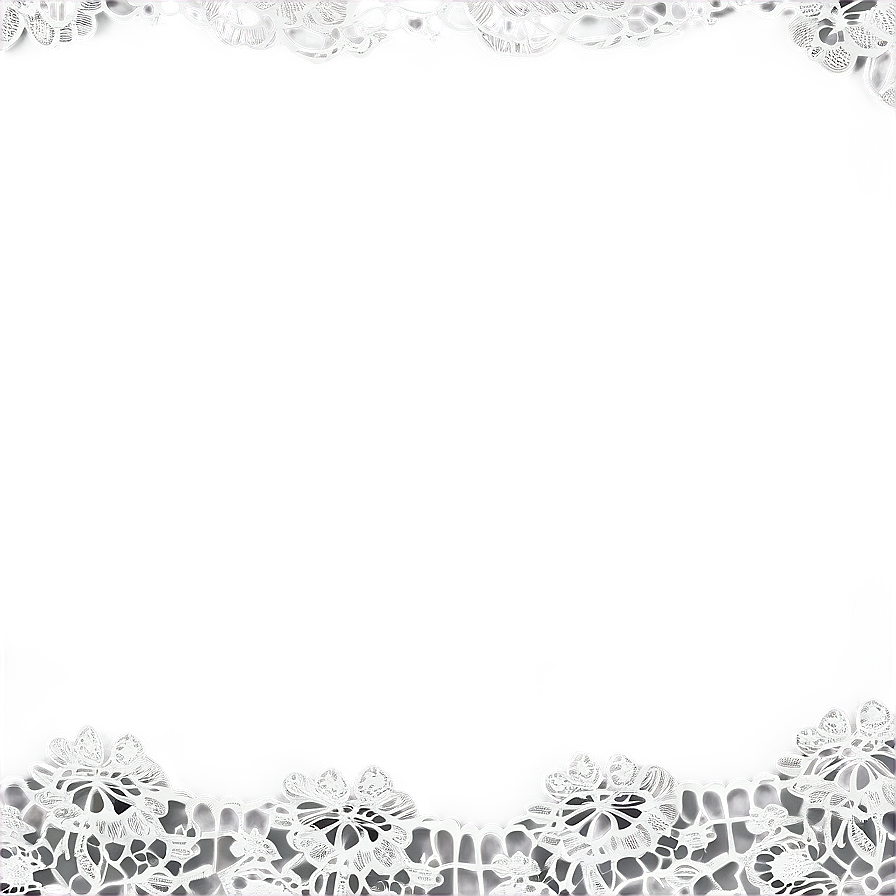 White Lace Background Texture Png 15