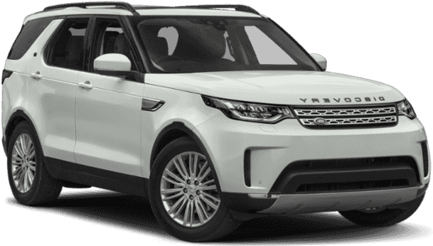 White Land Rover Discovery Side View