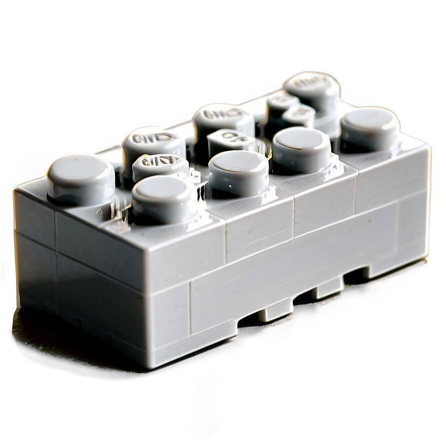 White Lego Brick Close-up Png 22