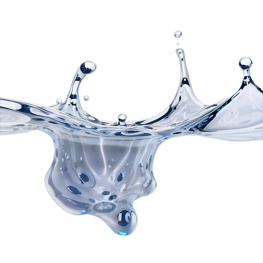 White Liquid Splash Png 06122024