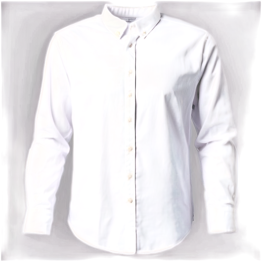 White Long Sleeve Shirt Png 32