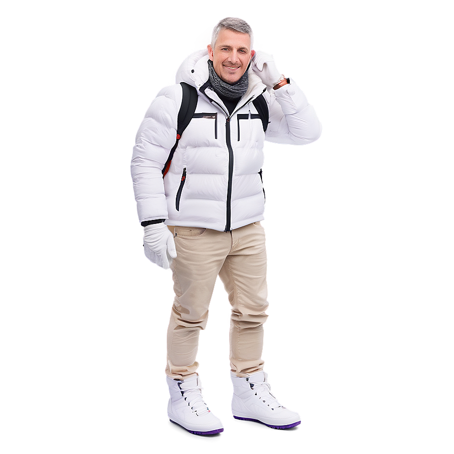 White Man In Winter Clothes Png 06122024