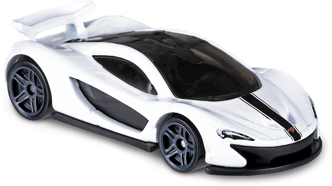 White Mc Laren Supercar Model