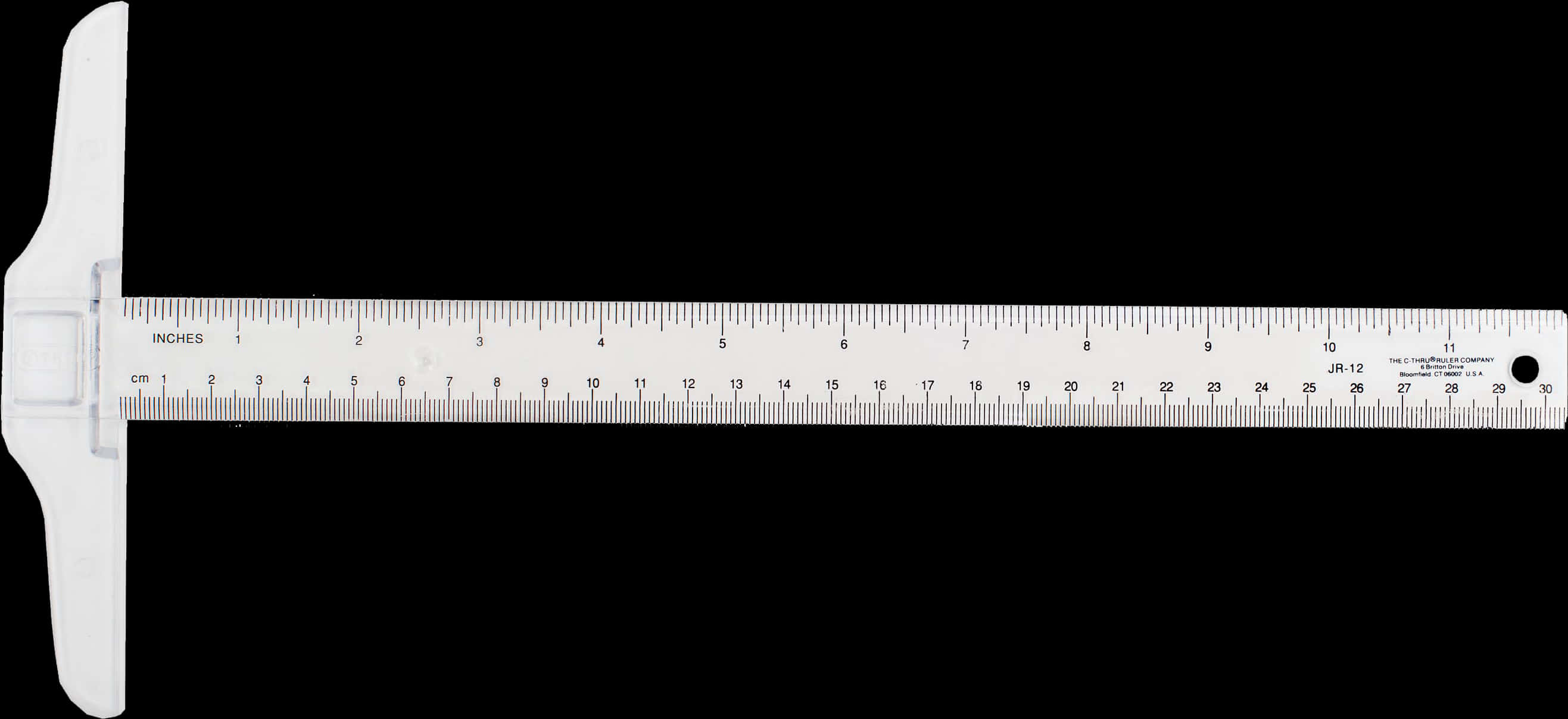 White Metal Ruler