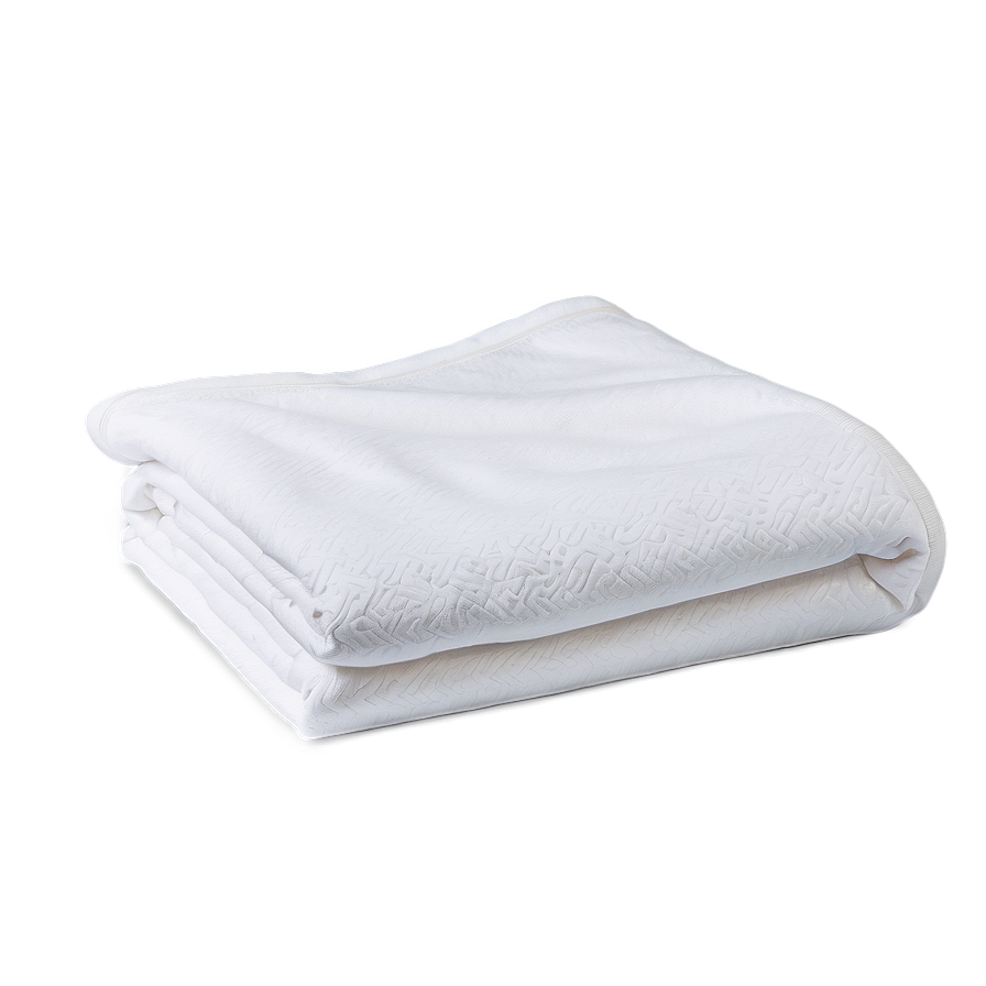 White Microfiber Blanket Png 37