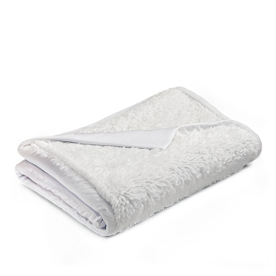 White Microfiber Blanket Png Exk