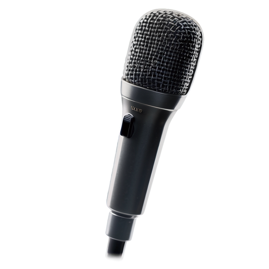 White Microphone Png Klc