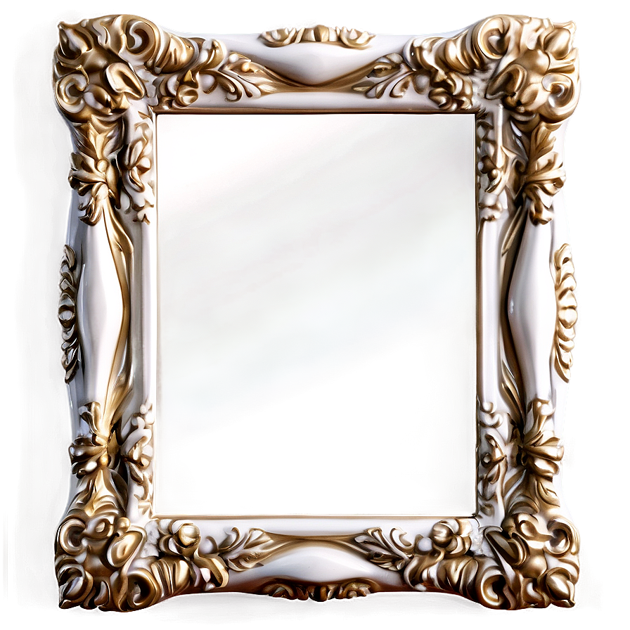 White Mirror Frame Png Cjm