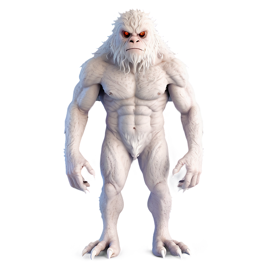 White Monster For Decoration Png 06212024