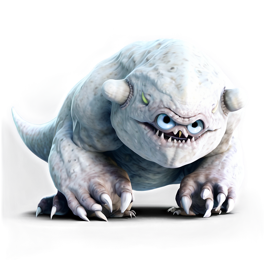 White Monster For Game Png 06212024