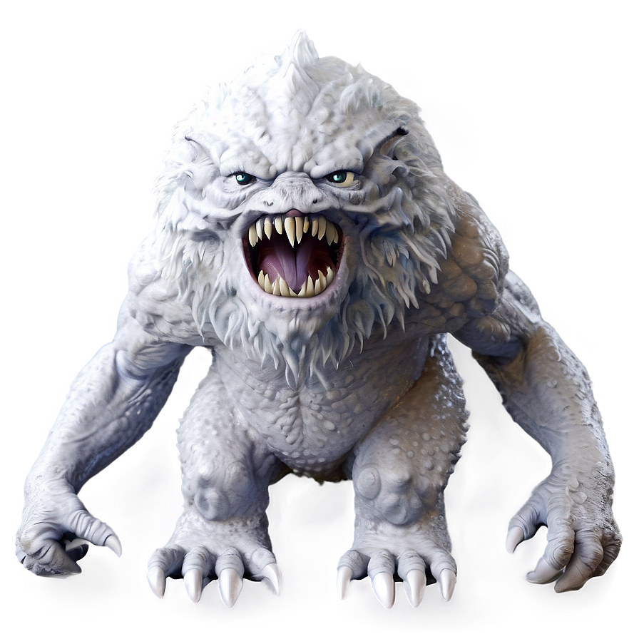 White Monster For Project Png Yev