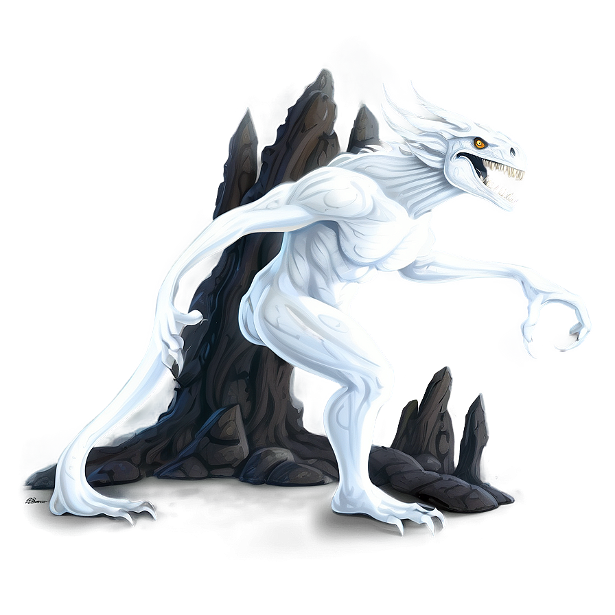 White Monster From Mythology Png Kqo