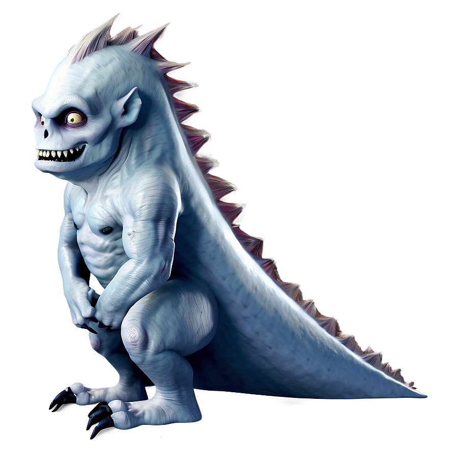 White Monster In Cave Png Ryk46