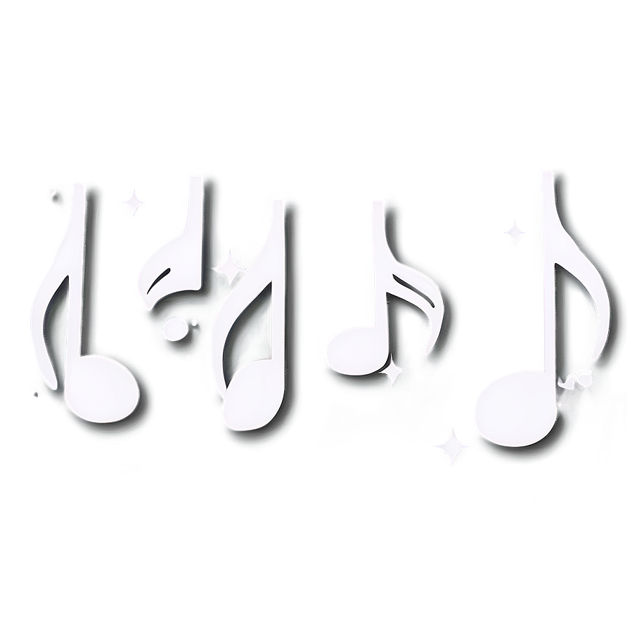 White Music Note For Logo Png 19